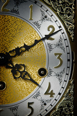 Antique clock face