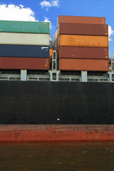 Containerschiff, Handel, Transport