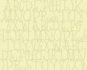 Alphabet background