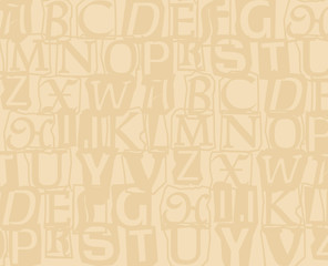 Alphabet background