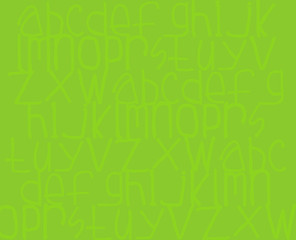 Alphabet background