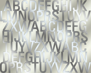 Alphabet background