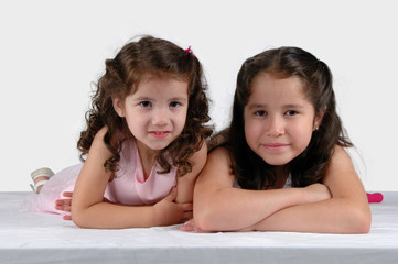 Two Sisters Close Together