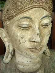 Fototapeta na wymiar Buddha Head