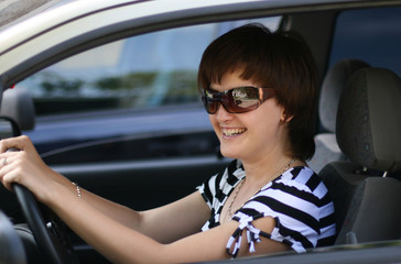 Portrait of the smiling girl