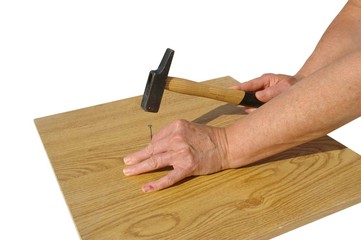 MARTEAU (sur planche)