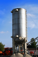 Obraz premium silo de ciment