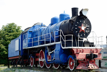 Fototapeta premium Steam locomotive3