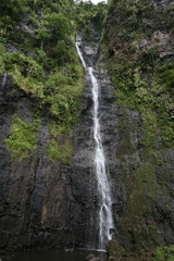 Las tres cascadas en tahiti