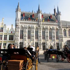 Muurstickers Brugge - Stadhuis © Brad Pict