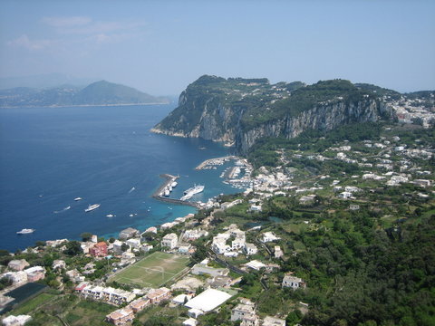 View of Harbor at Capri