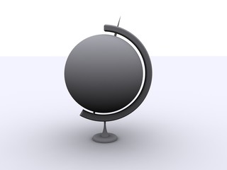 Blank globe