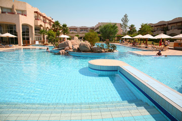 swimming  pool hotel near the hotel
