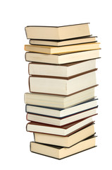 Stack of school books