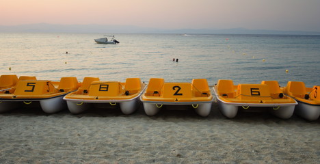 paddle boats