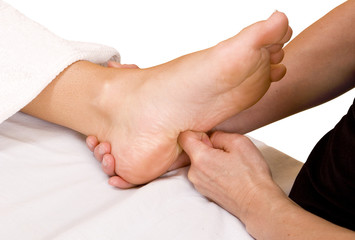 Fototapeta na wymiar masaż stóp