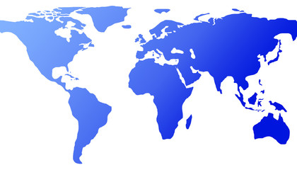 Fototapeta na wymiar Map of the world