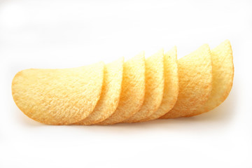 Naklejka na ściany i meble chipsy ziemniaczane