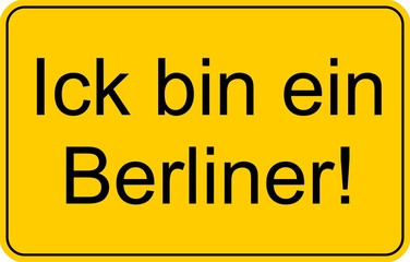 Ick bin ein Berliner!