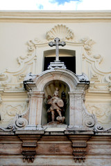 Portada de San Miguel Árcangel (Jerez de los Caballeros)