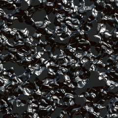 Illustration of rough black asphalt for background