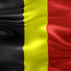 Obraz premium Flag - Belgio