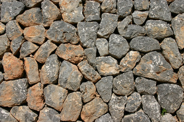 Steinmauer auf Mallorca