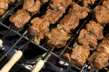 barbecue closeup