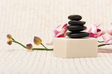 Spa stones and soap