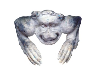 Obraz premium Mythical stone creature