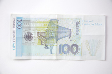 100 D-Mark, Rückseite