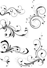 Floral design elements