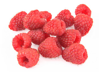 pile of raspberries