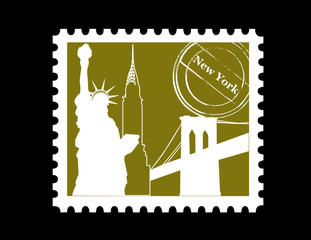 Stamp, New York