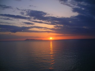 The Greek Isles - Sunset on Corfu