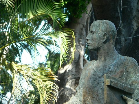 Statue &agrave; Santa Cruz