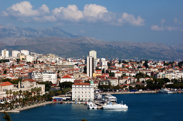 Fototapeta na wymiar Postcard from Split