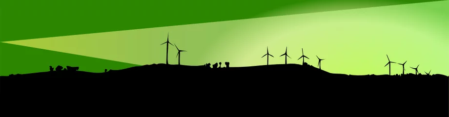 Poster Ombres d'éoliennes © Sylvain Bouquet