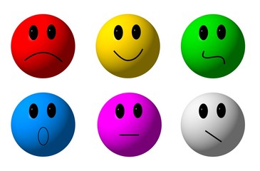 bunte smileys