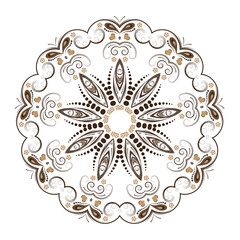 beautiful abstract vector floral design