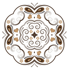 beautiful abstract vector floral design