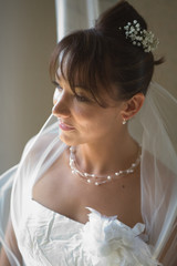 Naklejka premium la mariée attend