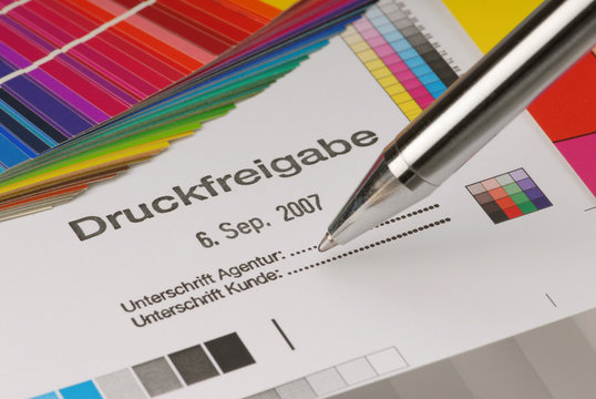 Druckfreigabe