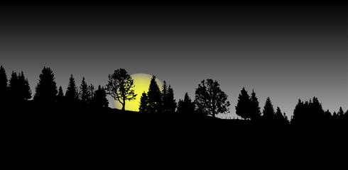 Lever de lune © Sylvain Bouquet