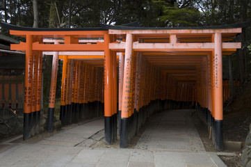 Torii gateway, Kiyomizudera Temple, Kyoto, Japan