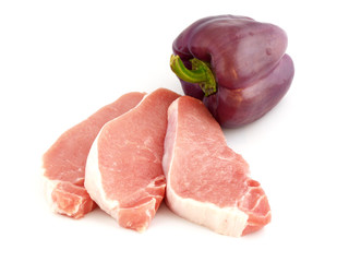 meat with pepper bell