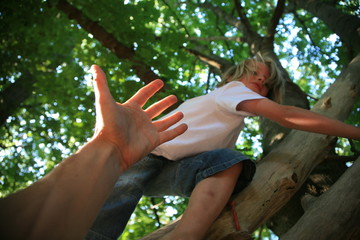Fototapeta premium enfant main