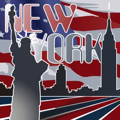 Foto op Plexiglas Doodle New York