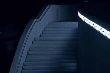 blaue Treppe II