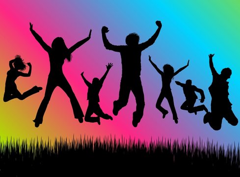 Young and happy Rainbow